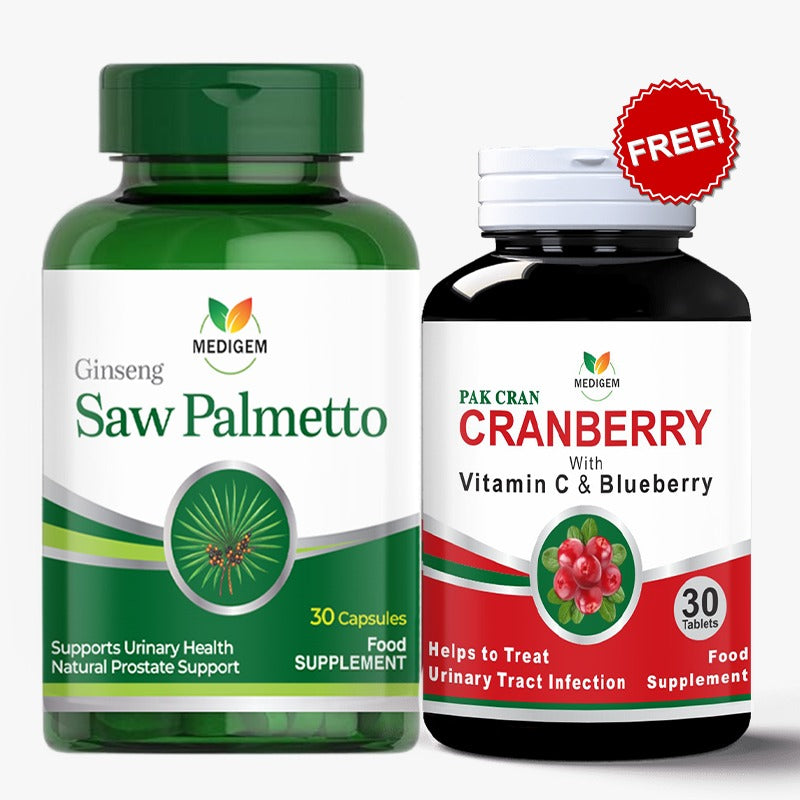 Buy Saw Palmetto Get Pak Cranbery Free