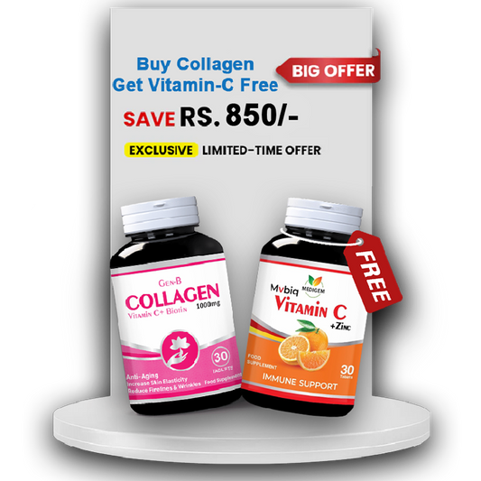 Buy Gen-B Collagen Get 1 Vitamin C Free